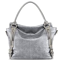 MINTEGRA Women Handbags Hobo Shoulder Bags Tote Large Capacity PU Leather Crossbody Bags