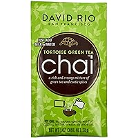David Rio Chai Tea Single Serve Packets, Tortoise Green, 1.23 Ounce (Pack of 48)