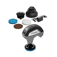 Dremel Versa Cleaning Tool- Grout Brush- Bathroom Shower Scrub- Kitchen & Bathtub Cleaner- Power Scrubber for Tile, Pans, Stoves, Tubs, Sinks Auto, & Grills- PC10-02