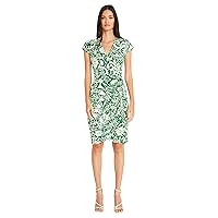 Maggy London Women's Printed Matte Jersey Wrap