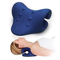 Neck Cloud Pillow Stretcher – Cervical Decompression Device for Pain Relief - Relaxes Neck and Shoulders - 3 Adjustable Settings - Release and Take Control of Your Spinal Health