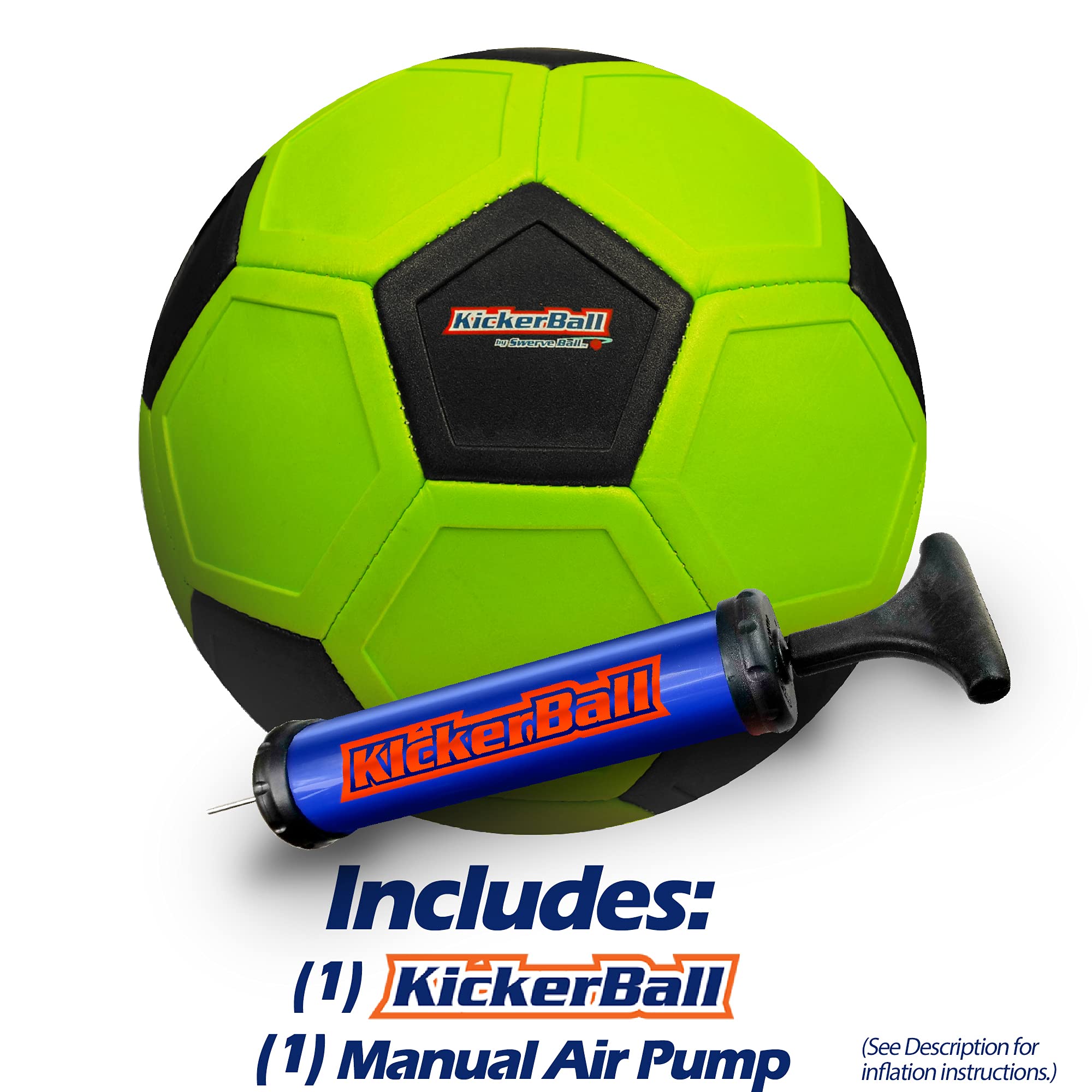 Kickerball - Curve and Swerve Soccer Ball/Football Toy - Kick Like The  Pros, Great Gift for Boys and Girls - Perfect for Outdoor & Indoor Match or  Game, Bring The World Cup