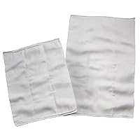 OsoCozy - Chinese Prefolds Cloth Diapers 1 Dozen - Perfect for Burp Cloths or Diapers. Soft and Absorbent for Baby Made of 100% Cotton- Fits 15-30 Lbs. - Size: Regular 2x5x2, 14x21 inches.