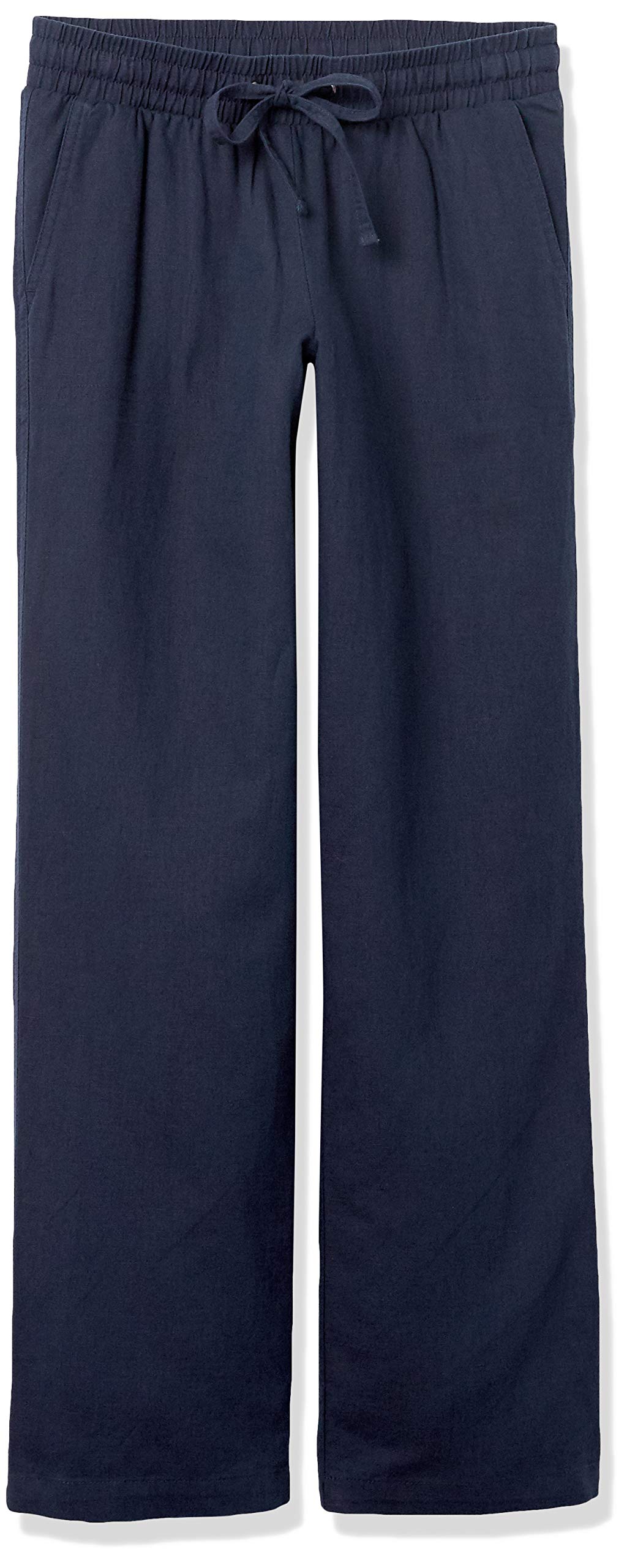 Amazon Essentials Women's Linen Blend Drawstring Wide Leg Pant (Available in Plus Size)