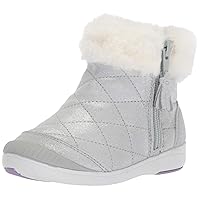 Stride Rite Girl's Chloe Sparkle Suede Bootie Fashion Boot
