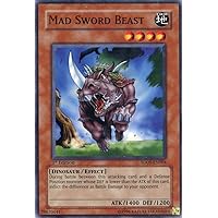 Yu-Gi-Oh! - Mad Sword Beast (SD09-EN004) - Structure Deck 9: Dinosaur's Rage - 1st Edition - Common