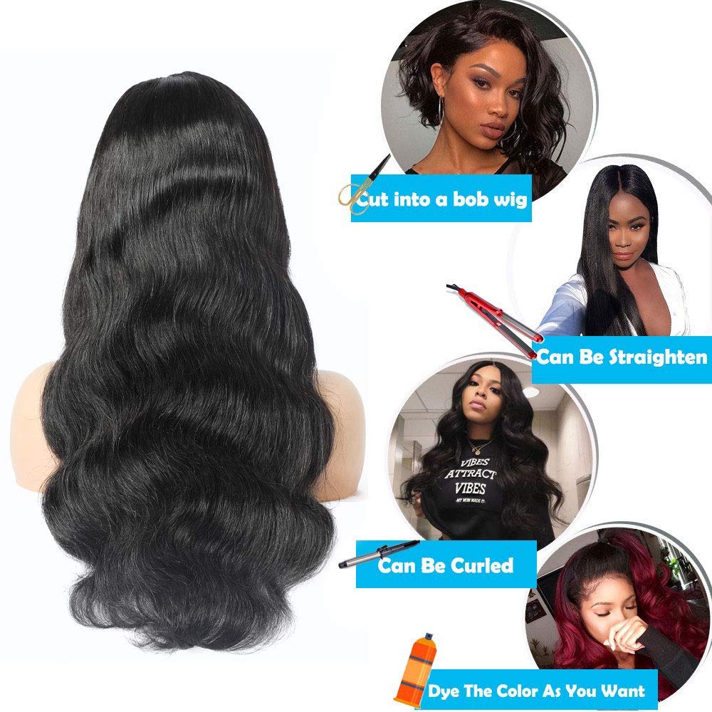 Mua U Part Wig Human Hair Body Wave Wigs for Black women Human Hair Wigs  150% density 2