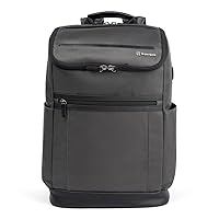 Travelpro Crew Executive Choice 3 Medium Top Load Backpack fits up to 15.6 Laptops and Tablets, USB A and C Ports, Men and Women, Titanium Grey