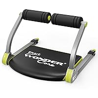 WONDER CORE SMART Sit Up Exercise Equipment, Abdominal Exercise Machine for Home, Ab Crunch Machine for Stomach Workout, Fitness Equipment for Abs Workout, Core Ab Exercise System Trainer (New Green)