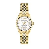 Women's Watch, Time, Date, Analog, Steel Band, Caribe Collection with Diamonds - R8253597654