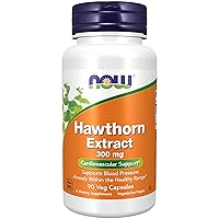 NOW Supplements, Hawthorn Extract 300 mg, Cardiovascular Support*, 90 Veg Capsules