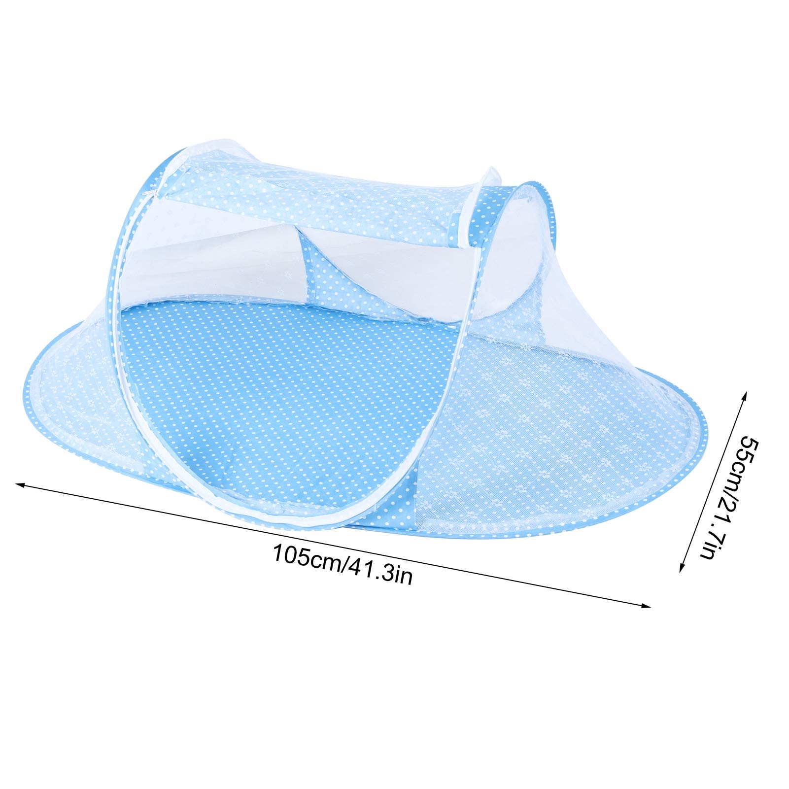 Crib Netting,Baby Bedding Portable Baby Mosquito Net ,Insect Screen, Ultralight, Folding Design for Dining Tables for Children Summer Supplies, Mosquito Net Crib Netting Kid Folding Baby Bedding