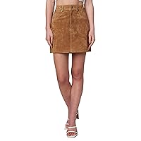 [BLANKNYC] Womens Real Suede Mini Skirt