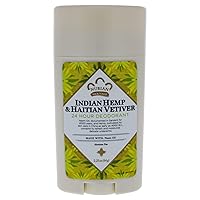 Nubian Heritage/Sundial Creations Indian Hemp and Haitian Deodorant, Vetiver with Neem Oil, 2.25 Ounce (Pack of 2)