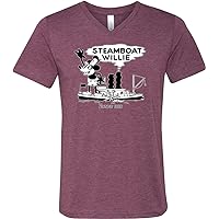 Steamboat Willie Vintage 1928 Tri Blend V-Neck Shirt