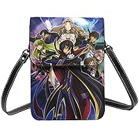Kleidung Anime Code Geass Small Cell Phone Purse Fashion Mini With Strap Adjustable Handba For Women Female