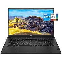 HP 2023 Newest 17.3 inch HD Thin Laptop, Intel Core i5-1235U (Up to 4.4GHz, 10 cores), Intel Iris Xe Graphics, 16GB RAM, 1TB PCIe SSD, WiFi6, Bluetooth5, Windows 11 Home, Black