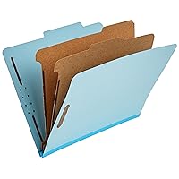 Amazon Basics Classification Folder, 100% Recycled, 2 Dividers, 2