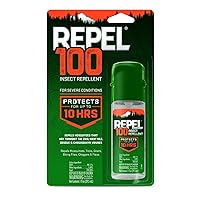 100 Insect Repellent, Repels Mosquitos, Ticks and Gnats, For Severe Conditions, Protects For Up To 10 Hours, 98% DEET (Pump Spray) 1 fl Ounce
