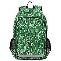 ALAZA Soccer Stripe Backpack Bookbag Laptop Notebook Bag Casual Travel Trip Daypack for Women Men Fits 15.6 Laptop