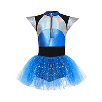 TiaoBug Kids Girls Zombies Alien Costumes Halloween Carnival Cosplay Costumes Astronaut Space Fancy Dress Up