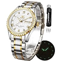 OLEVS Watch for Men Skeleton Automatic Watches Self Winding Mechanical Waterproof Dress Mens Watches Fashion Business Luminous Male Wrist Watches