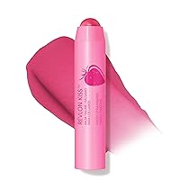Lip Balm, Kiss Tinted Lip Balm, Face Makeup with Lasting Hydration, SPF 20, Infused with Natural Fruit Oils, 025 Fresh Strawberry, 0.09 Oz