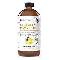 Gallbladder Complete 8oz - Natural Organic Liquid Gallstones Cleanse, Support, & Sludge Formula Supplement