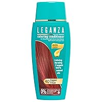 Coloring Conditioner Color 40 Copper Titian with 7 natural oils ammonia and Paraben Free