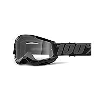 100% Strata 2 Sand Motocross & Mountain Bike Goggles - MX and MTB Racing Protective Eyewear