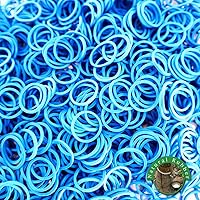 3000 Pcs Rubber Bands 0.6 lb Hair Band Soft Elastic Hair Accessories Braids Mini Hair Ties Stretchy Made in Vietnam Hair Ties No Damage Rubber Bands for Hair (Blue - 12 Pack of 250 Pcs)