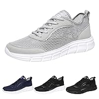 Men Running Shoes Athletic Walking Sneakers Men Running Shoes Athletic Walking Sneakers Fashion Spring and Summer Men Sports Shoes Flat Bottom Lightweight Fly
