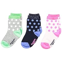 OshKosh B'Gosh Baby Girls' Newborn 3 Pack Dot Socks