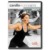 Cathe Friedrich Cardio Supersets Low Impact Exercise DVD For Women - Use for Cardio, HIIT Workout Training, and Aerobic Conditioning
