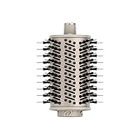 XSKHD4RBA FlexStyle Round Brush, Attachment for FlexStyle Blow Dryers, Hair Drying & Styling Tool, Hot Air Brush Styling for Straight, Wavy, Curly, and Coily Hair, Stone