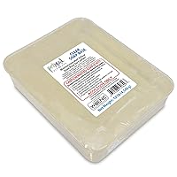 Primal Elements Clear Soap Base - Moisturizing Melt and Pour Glycerin Soap Base for Crafting and Soap Making, Vegan, Cruelty Free, Easy to Cut, Unscented - 10 Pound