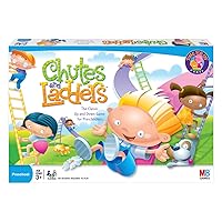 Hasbro Gaming Chutes and Ladders Board Game, 2-4 Players, Easter Gifts or Basket Stuffers for Kids, Ages 3+ (Amazon Exclusive)