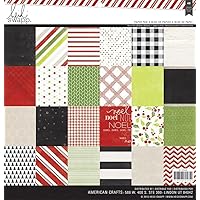 American Crafts Heidi Swapp 48 Sheet Oh What Fun Paper Pad, 12 x 12