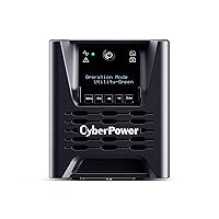 CyberPower PR750LCD3C Smart App Sinewave UPS System, 750VA/750W, 6 Outlets, AVR, Built-in Cloud Card, Mini-Tower