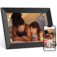 10.1 Inch WiFi Digital Picture Frame, Digital Photo Frame with IPS Touch Screen, 16GB Storage, Easy to Share Photos or Videos via APP, Auto-Rotate
