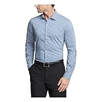 Van Heusen Men's Dress Shirt Regular Fit Ultra Wrinkle Free Flex Collar Stretch