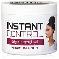 Instant Control Edge & Braid Gel Max. Hold 4 oz.… Instant Control Edge & Braid Gel Max. Hold 4 oz.…