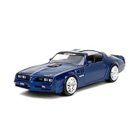 Big Time Muscle 1:24 1977 Pontiac Firebird Trans Am Die-Cast Car, Toys for Kids and Adults(Metallic Blue)
