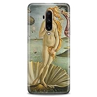 TPU Case Compatible for OnePlus 10T 9 Pro 8T 7T 6T N10 200 5G 5T 7 Pro Nord 2 The Birth of Venus Print Cute Clear Beatiful Woman Flexible Silicone Sandro Botticelli Shell Slim fit Soft Design