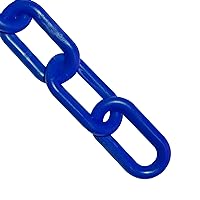 Mr. Chain Plastic Barrier Chain, Traffic Blue, 3/4-Inch Link, 500-Foot (00026-500)