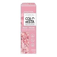Colorista Semi Permanent Hair Color for Bleached or Blonde Hair, Color Depositing Hair Mask Formula, Soft Pink