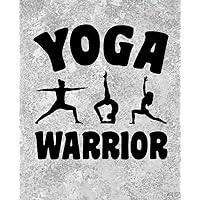 Yoga Composition Notebook: Yoga Warrior Poses, Zen Vibe, College Ruled, Composition Book/Journal