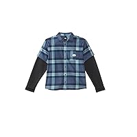 Quiksilver Boy's Check This Up Button Up Woven Top