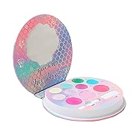 Lip Smacker Sparkle & Shine Eyeshadow Makeup Palette, Mermaid Palette Shimmer | Christmas Make Up Collection | Holiday Present | Gift for Girls