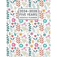 2024-2028 Five Years Monthly Planner: 60-Month Calendar Schedule Organizer From January 2024 to December 2028